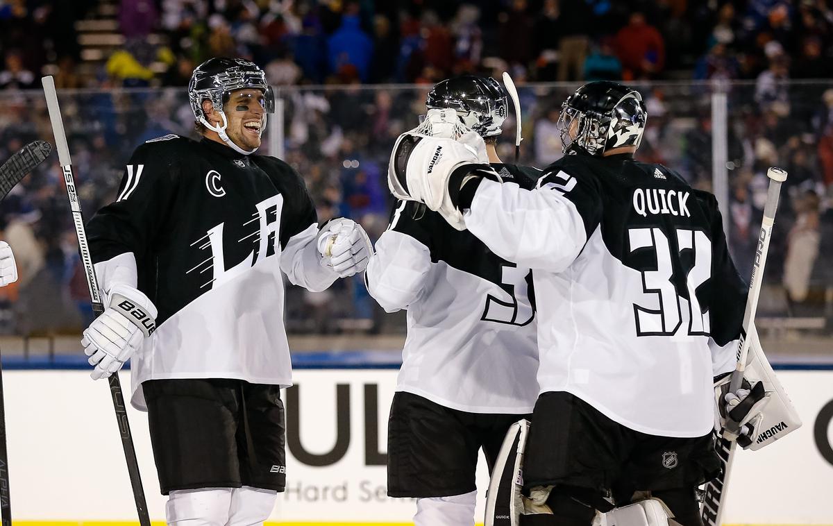 Anže Kopitar Jonathan Quick | Anže Kopitar je na 65 tekmah sezone NHL zbral 57 točk za 18 golov in 39 podaj. | Foto Reuters