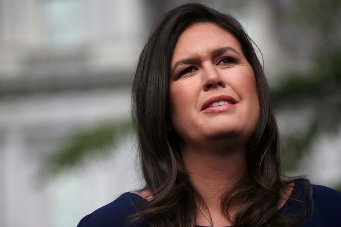 Sarah Sanders | Sarah Sanders zapušča administracijo ameriškega predsednika Donalda Trumpa. | Foto Reuters