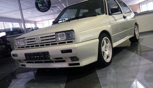 Nekoč Volkswagnov športnik, danes eksot v Idriji: kaj je golf G60 rallye?