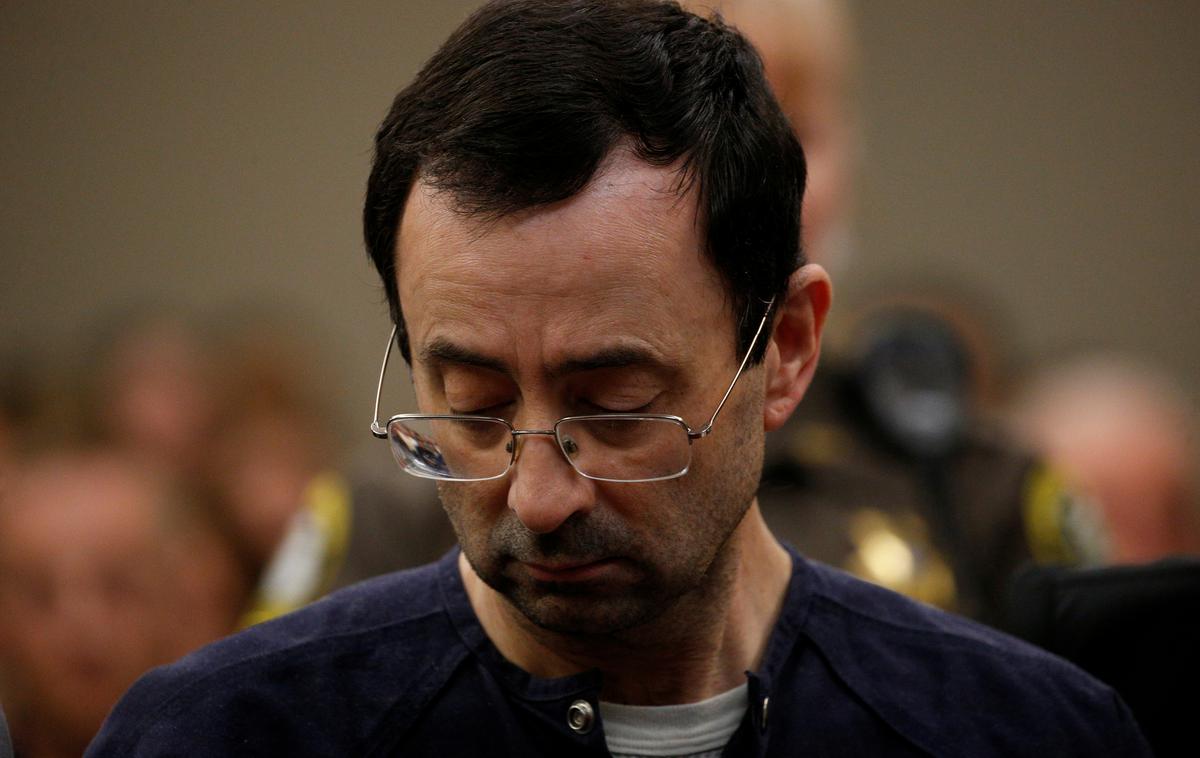 Larry Nassar | Ameriški olimpijski in paraolimpijski komite je zaradi pritiska, ki ga je bil deležen po aferi Nassar, napovedal velike spremembe.  | Foto Reuters