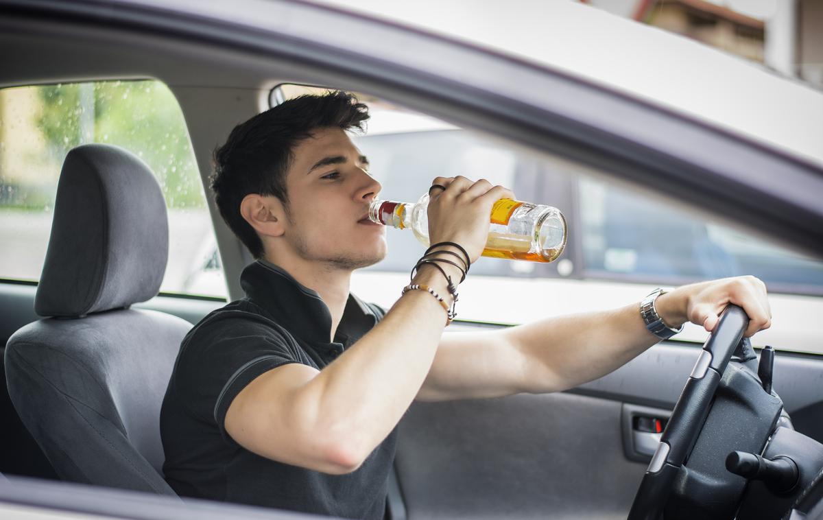 Alkohol | Najpogostejši povzročitelji prometnih nesreč pod vplivom alkohola so bili po podatkih agencije iz starostnih skupin 25–34 let in 35–44 let. | Foto Shutterstock