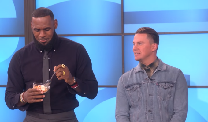 LeBron James in Channing Tatum | Foto: Zajem zaslona, YouTube