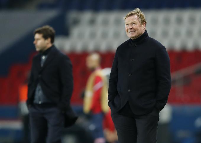 Ronald Koeman je moral v trenerskem spopadu čestitati za napredovanje Mauriciu Pocchetinu. | Foto: Reuters