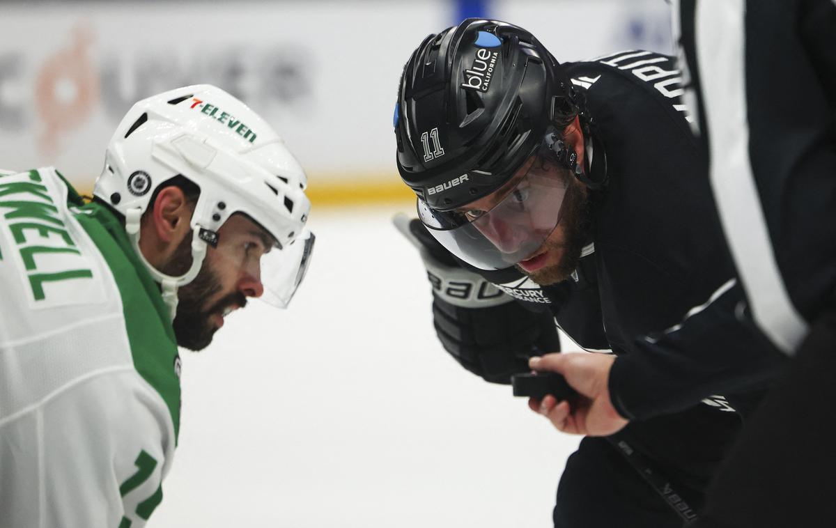 Anže Kopitar Los Angeles Kings | Kopitar je bil podajalec pri golu za 2:2 v drugi tretjini tekme. | Foto Reuters