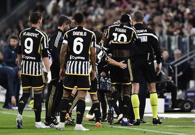 Paul Pogba je proti Cremoneseju odigral le dobrih 20 minut. | Foto: Reuters