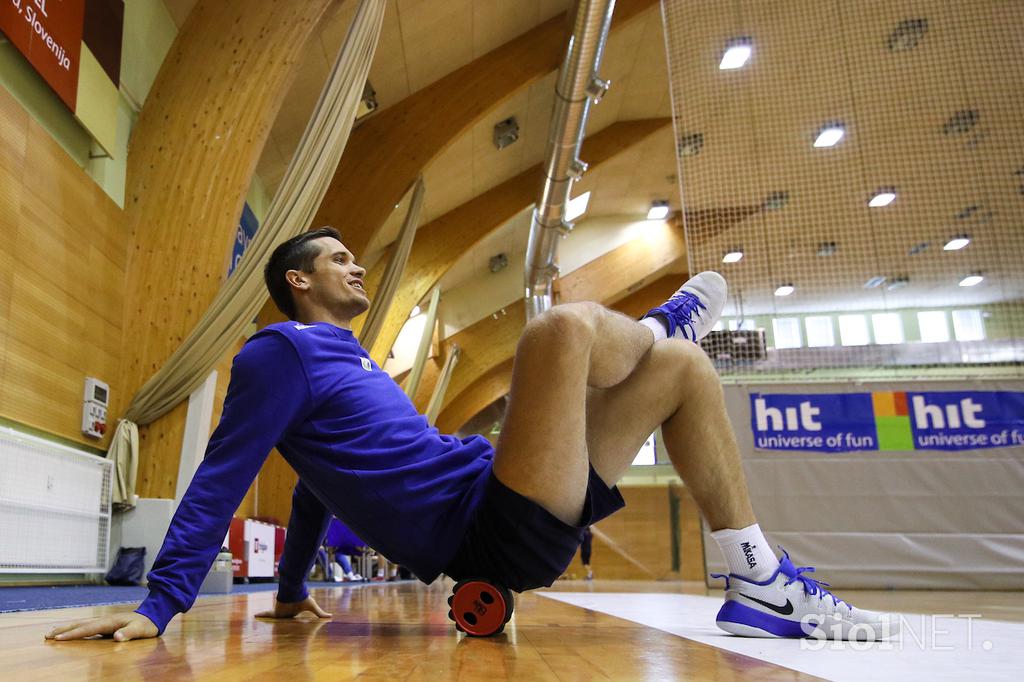 slovenska odbojkarska reprezentanca Kranjska Gora trening