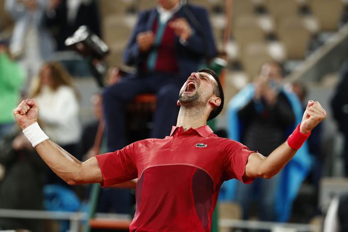 Novak Đoković | Novak Đoković si je dal duška po zmagi nad Italijanom. | Foto Reuters