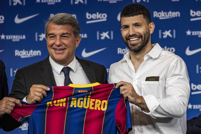 Sergio Aguero | Na debi Agüera pri Barceloni bo treba še nekoliko počakati. | Foto Guliverimage