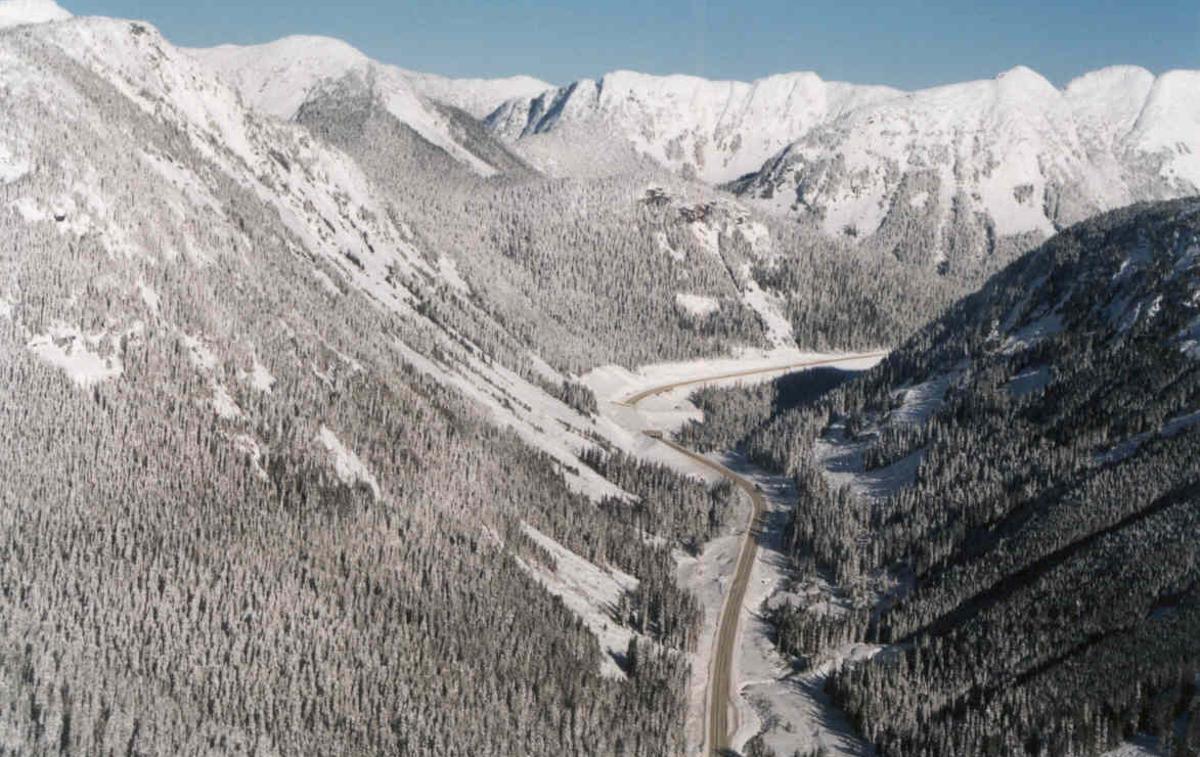 Avtocesta Coquihalla | Foto Ministrstvo za promet in infrastrukturo British Columbia