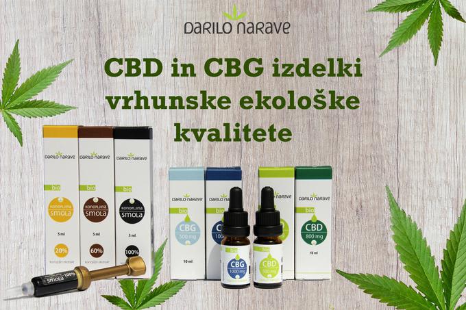 Novost v svetovnem merilu. Konopljine BIO CBD+CBG kapljice z ekološkim oljčnim oljem prinašajo daljšo obstojnost in simbiozo dveh kanabinoidov. Oba kanabinoida sta pridobljena z alkoholno ekstrakcijo, ki omogoča najboljši izplen bioaktivnih spojin iz industrijske konoplje. | Foto: 