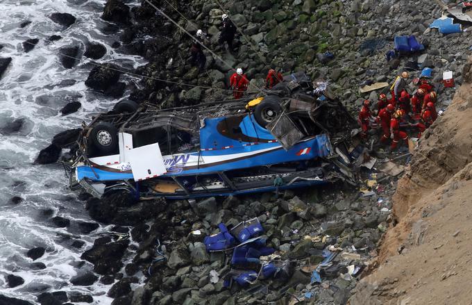 Na isti avtocesti je 3. januarja s ceste že zapeljal avtobus, umrlo je 52 ljudi.  | Foto: Reuters