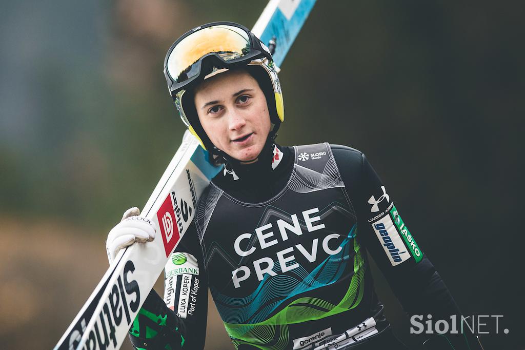 Skakalci trening Planica