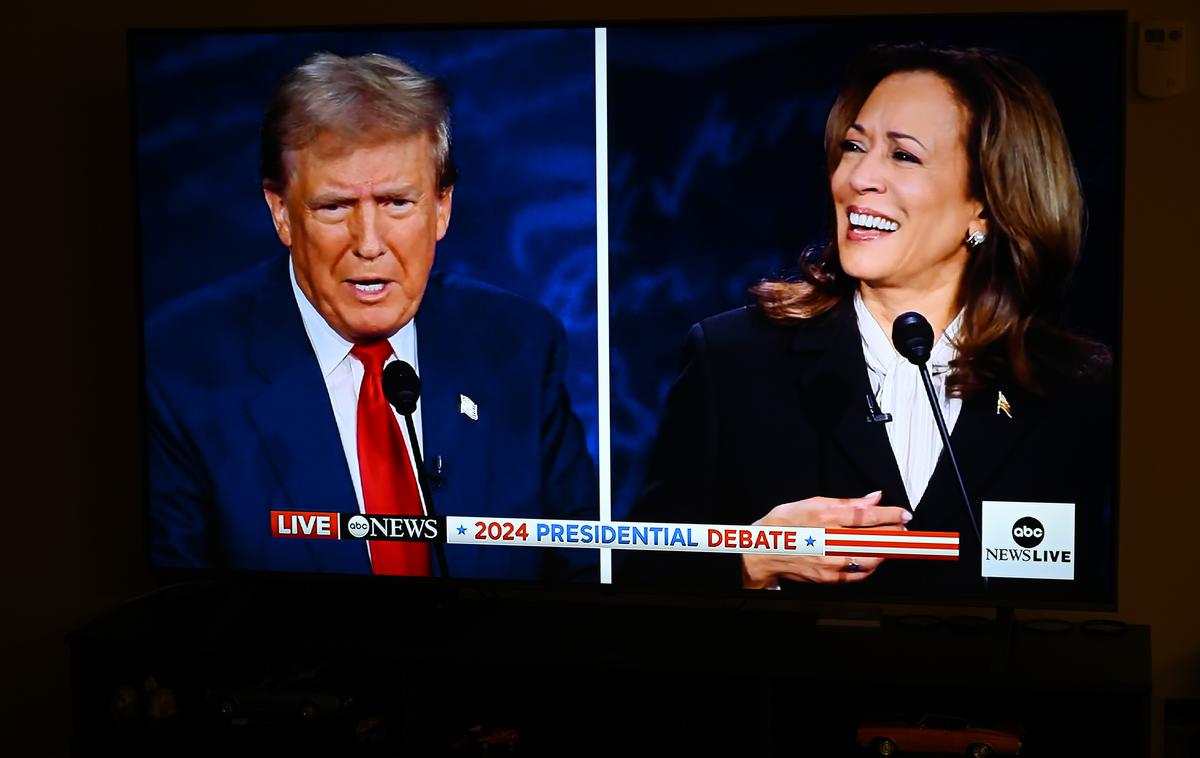 Donald Trump. Kamala Harris. | Soočenje bi morala ameriška televizija CNN gostiti 23. oktobra, poročajo tuje tiskovne agencije. | Foto Reuters