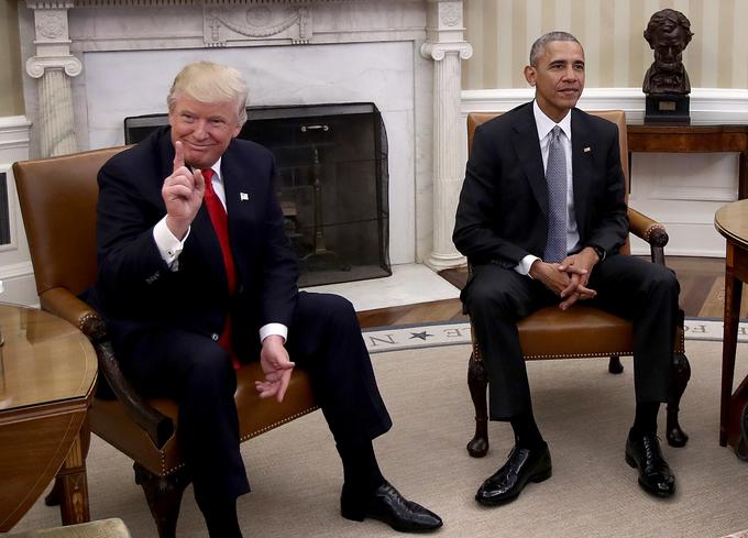 Donald Trump Barack Obama Bela hiša | Foto: Getty Images