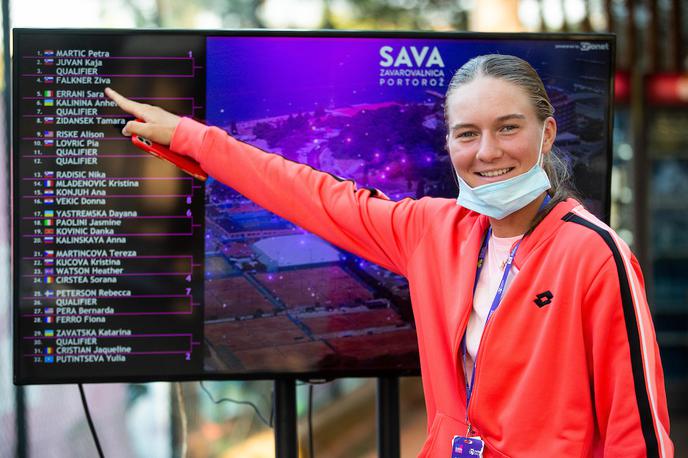 Živa Falkner, WTA Portorož | Živa Falkner je najmočnejše slovensko orožje na turnirju v Krškem, na katerem nastopa pravljično število slovenskih igralk, sedem. | Foto Vid Ponikvar