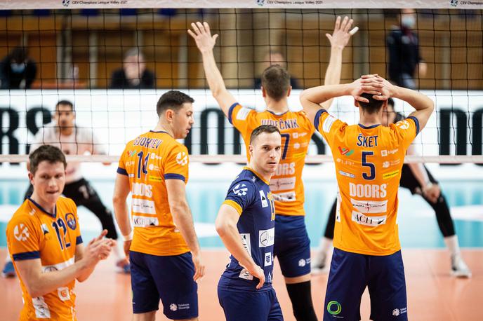 ACH Volley Ljubljana A.J. Fonte Bastardo | Odbojkarji ACH Volley Ljubljana so po hudem boju obstali na pragu finala pokala challenge. | Foto Vid Ponikvar/Sportida