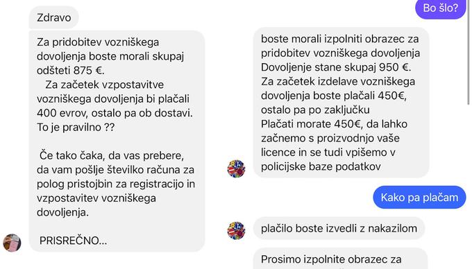 Scam3 | Foto: Facebook / Posnetek zaslona