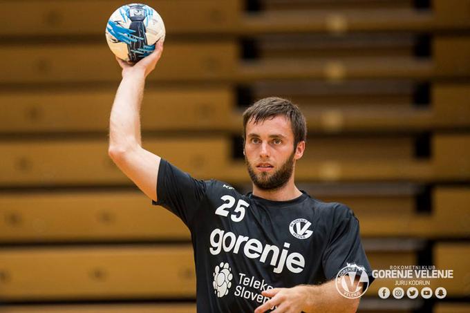 Matic Verdinek je zadnji novinec. Podpisal je dan pred začetkom priprav. | Foto: RK Gorenje Velenje/Jurij Kodrun