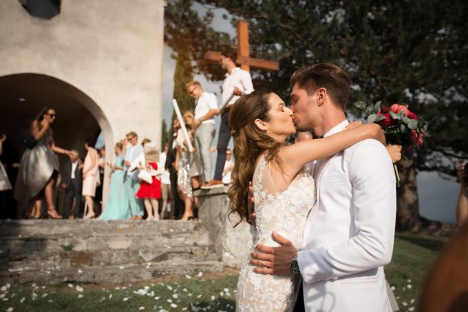 Miha Vodičar, Kristina Pangos | Foto: Metka Skrt