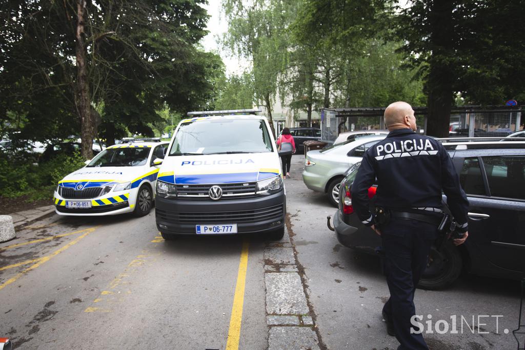 Rop bencinskega servisa v Ljubljani in prijetje storilca.