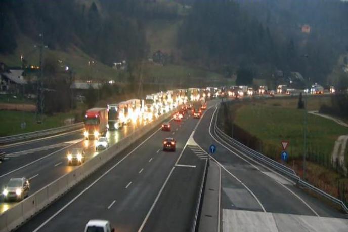 nesreča, štajerska avtocesta | A1/E57, Maribor–Ljubljana, Kompolje – pogled proti Celju | Foto DARS