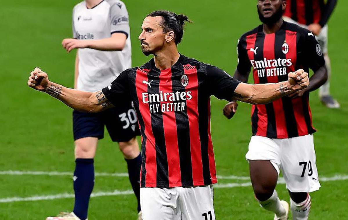 Zlatan Ibrahimović 1 | Zlatan Ibrahimović se je v tej sezoni okužil z novim koronavirusom, a okužba z nevidnim morilcem, ki kosi smrt po vsem planetu, se mu niti malo ne pozna. | Foto Getty Images