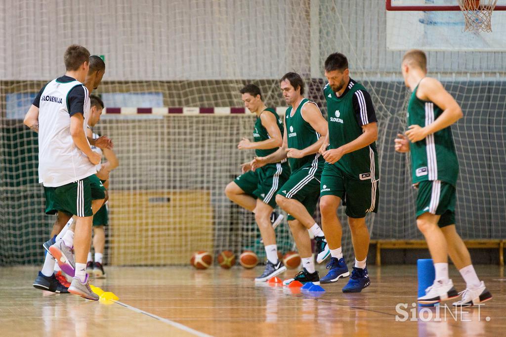 trening slovenska košarkarska reprezentanca Zreče