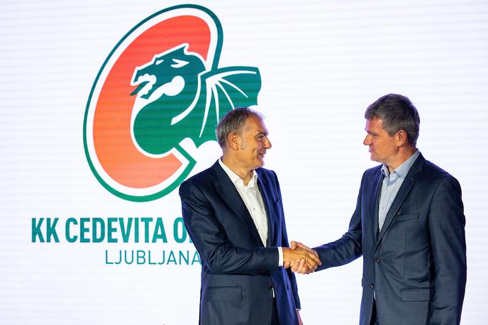 Cedevita Olimpija | Emil Tedeschi in Tomaž Berločnik bosta lahko v ponedeljek tudi uradno naznanila združitev. | Foto Vid Ponikvar/Sportida