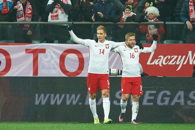 Poljaki so izenačili v drugem polčasu. Zadel je Lukasz Teodorczyk. | Foto: Sportida