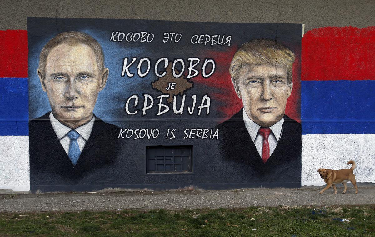 Donald Trump in Vladimir Putin | V Beogradu navijajo za Donalda Trumpa, ker upajo, da bodo v primeru njegove zmage lahko na Balkanu zarisali nove meje med državami. | Foto Guliverimage