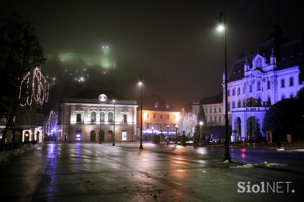 Silvestrski večer v Ljubljani