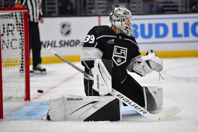 Vratar Los Angelesa Cam Talbot je zbral 31 obramb. | Foto: Reuters