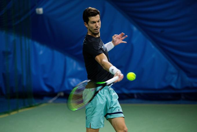 Aljaž Bedene se bo pomeril s Kazahstancem. | Foto: Vid Ponikvar