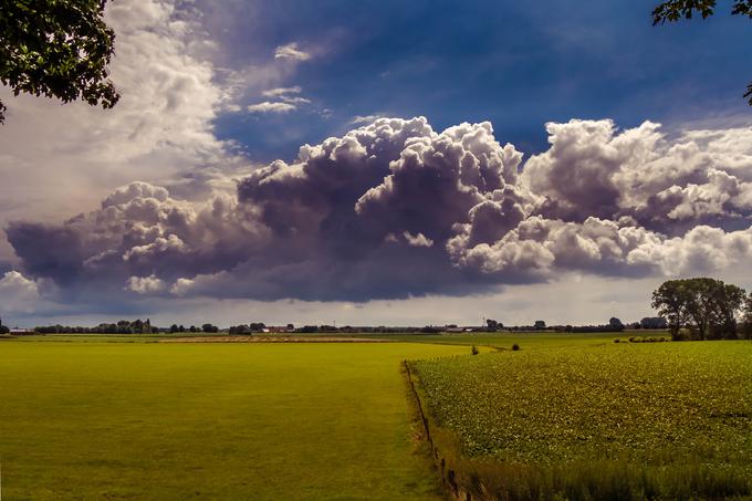 Danes lahko po vsej Sloveniji pričakujemo pogoste plohe in nevihte, zlasti na jugu države bodo nalivi močnejši. | Foto: Getty Images