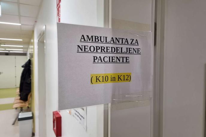 ambulanta na neopredeljene | Na ministrstvu za zdravje so povedali, da gre pri ambulantah za neopredeljene za kratkoročen ukrep, ki naj bi veljal do 31. decembra 2024. | Foto Domen Anderle/STA