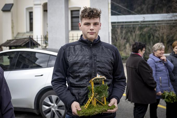 "Za svojo potico sem naredil prežo, ki jo lovci uporabljajo za lov," je povedal Jan Podlesnik.   | Foto: Ana Kovač