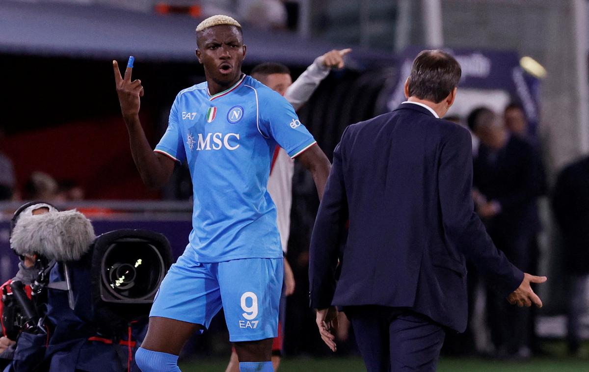 Victor Osimhen | Victor Osimhen je v Napoliju tarča posmeha. | Foto Reuters