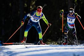 Pokljuka svetovni pokal šprint moški Miha Dovžan