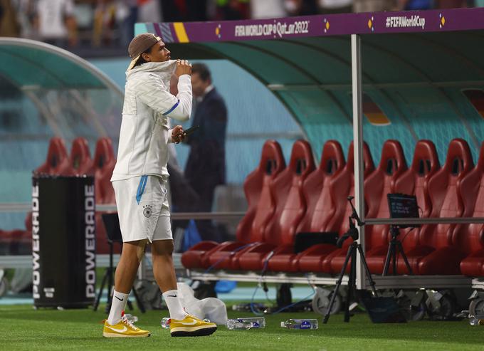 Nemec Leroy Sane je izpustil dvoboj proti Japonski. | Foto: Reuters