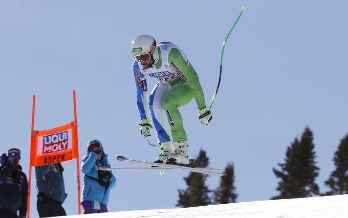 Boštjan Kline na zadnji tekmi brez točk, a na srečo ob padcu  tudi brez poškodb. | Foto: Reuters