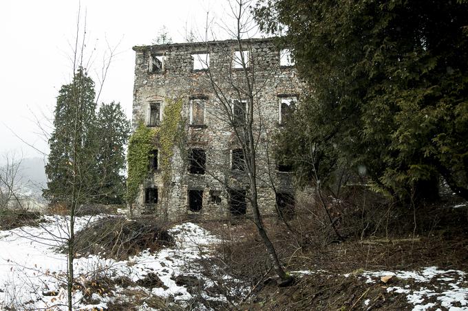 Uničeni so bili dragocena notranja oprema, arhiv rodbine in družinska grobnica zadnjih lastnikov dvorca, rodbine Windischgrätz. | Foto: Ana Kovač