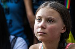 Greta Thunberg se z vlakom vrača domov