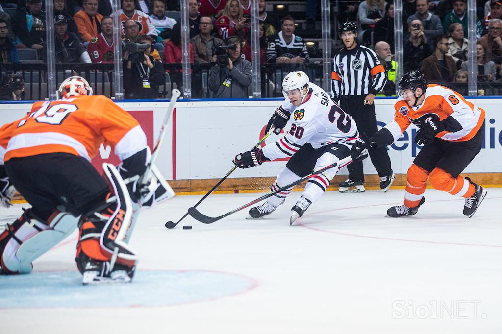 Chicago Blackhawks - Philadelphia Flyers NHL v Pragi 2019