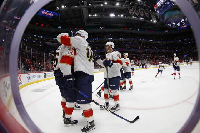 Hokejisti Florida Panthers so v podaljšku premagali Washington Capitals. | Foto: Reuters