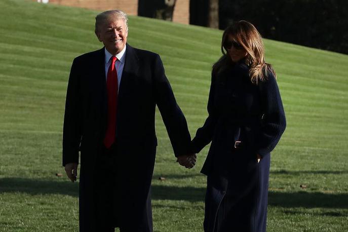 Donald in Melania Trump | Foto Getty Images