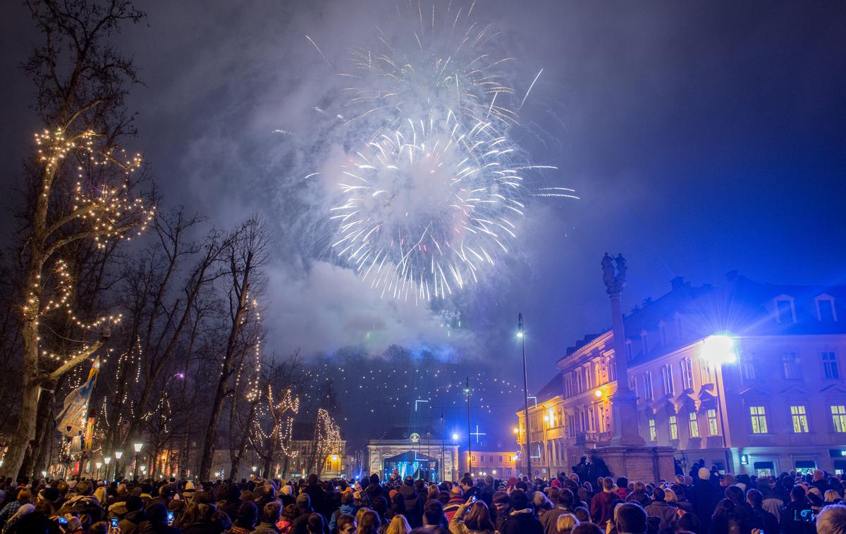 Ognjemet Ljubljana | Ko bo Slovenija vstopila v novo leto, ga bodo na Božičnem otoku imeli že 13 ur. | Foto Bor Slana