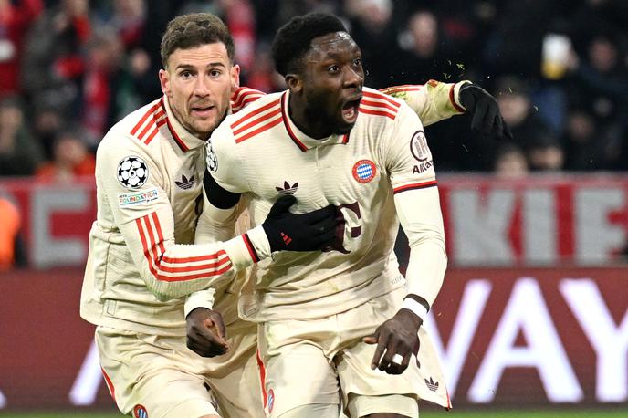 Bayern München Alphonso Davies | Alphonso Davies je zadel v 94. minuti za remi Bayerna proti Celticu 1:1. | Foto Reuters