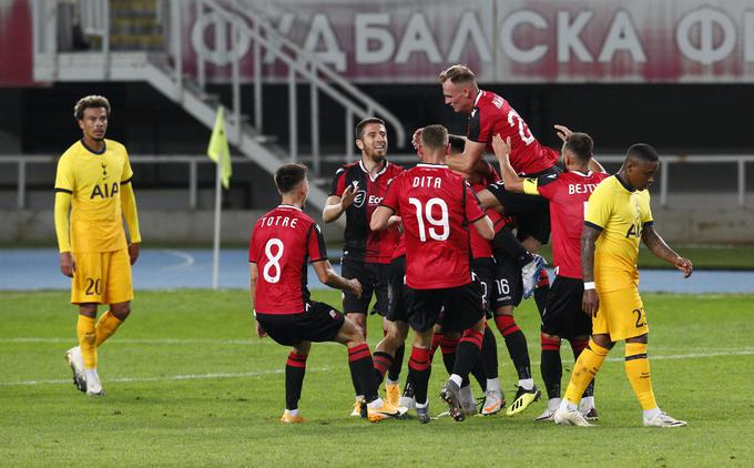 Škendija je lani izpadla v Evropi po domačem porazu proti slovitemu Tottenhamu (1:3). | Foto: Reuters