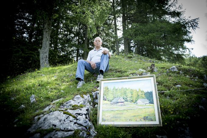 Valenčič je tudi ljubiteljski slikar in pesnik.  | Foto: Ana Kovač