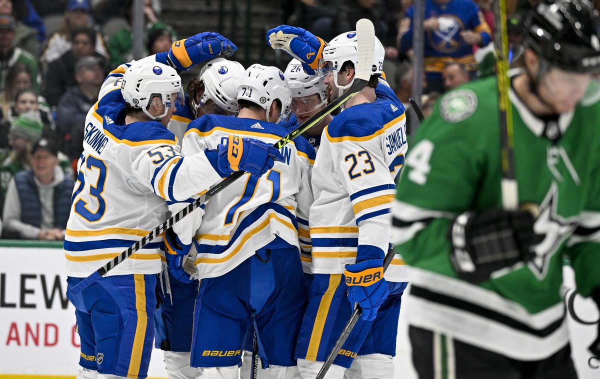 Buffalo Sabres | Hokejisti Buffala so davi v severnoameriški hokejski ligi NHL presenetili vodilno ekipo zahoda Dallas. | Foto Reuters